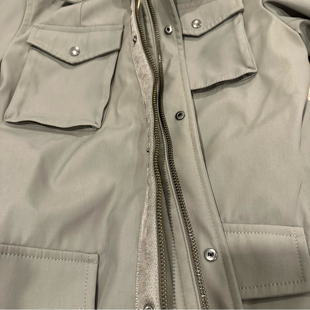 Banana Republic Grey/Green/Beige Unisex Jacket/Coat - Picture 6 of 12